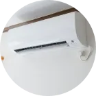 壁掛けタイプのエアコン